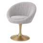 Dining chair 'O'Neill' - Bouclé cream - Grey