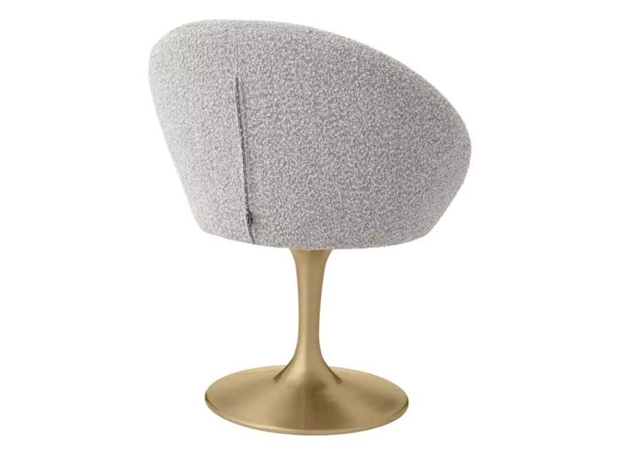 Esszimmerstuhl 'O'Neill' - Bouclé cream - Grey