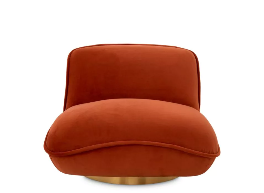 Swivel armchair 'Relax' - Orange