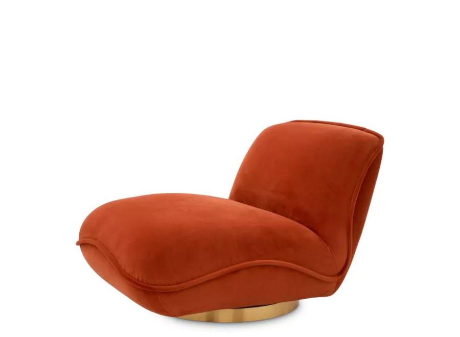 Chaise Pivotante 'Relax' - Orange