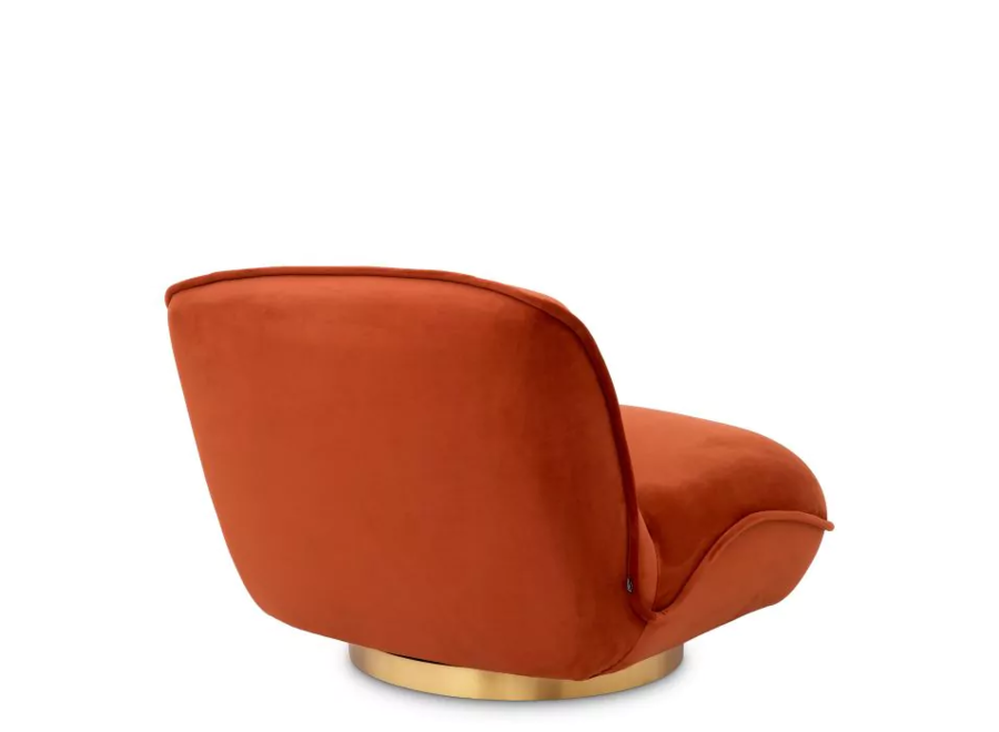 Chaise Pivotante 'Relax' - Orange