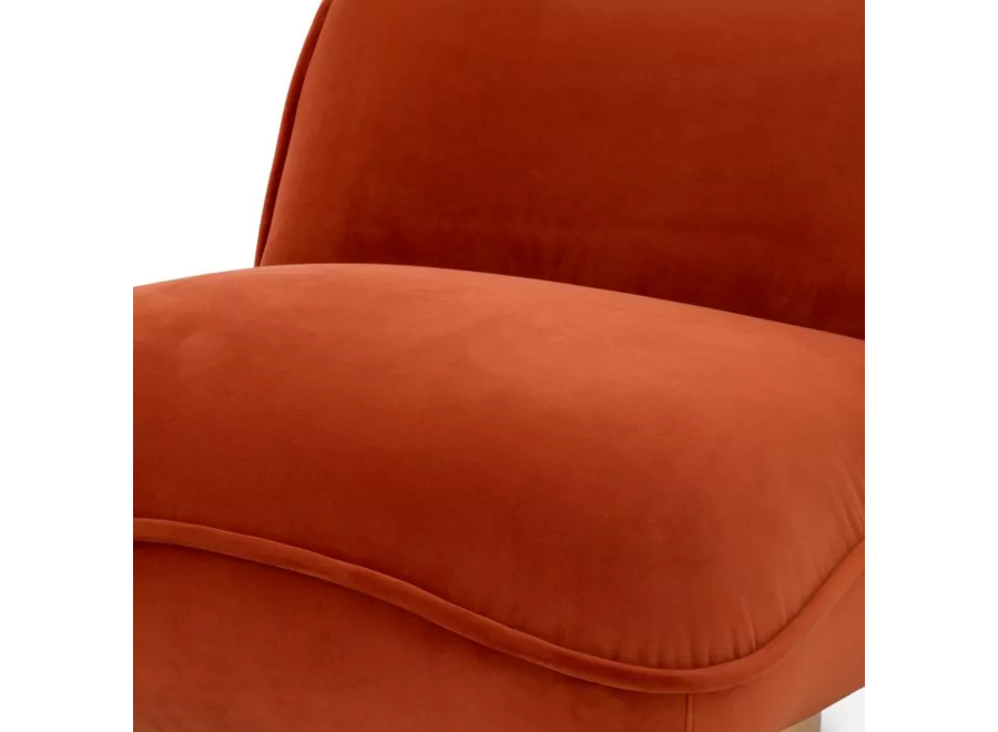 Swivel armchair 'Relax' - Orange