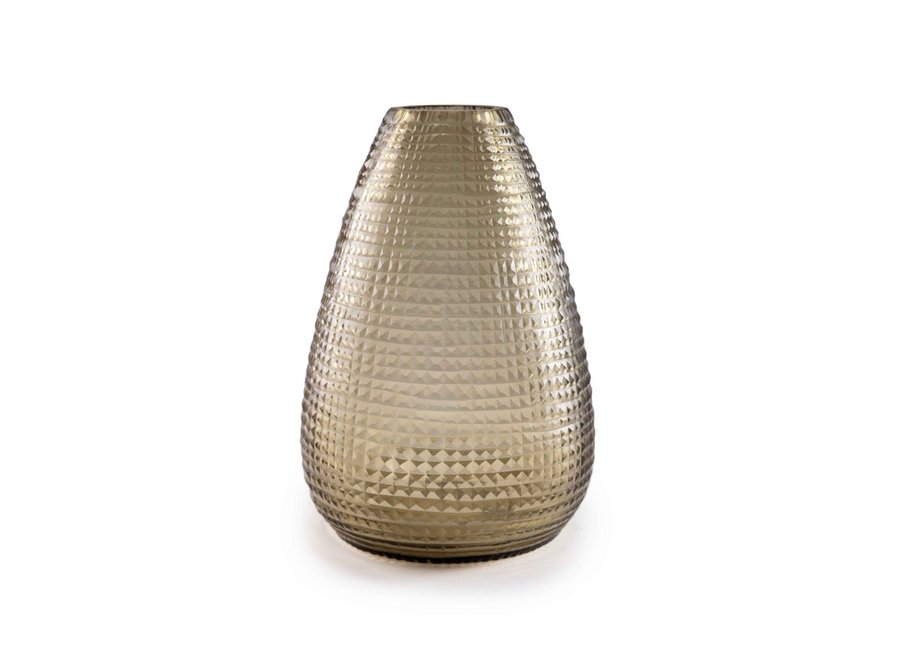 Vase 'Zircon' M - smoke