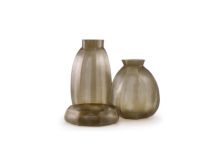Vase 'Zepter' L - light brown