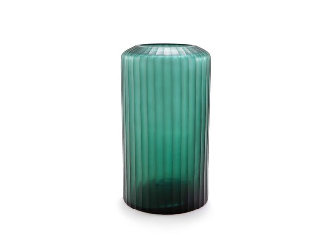 Vase 'Basalte' L - bleu