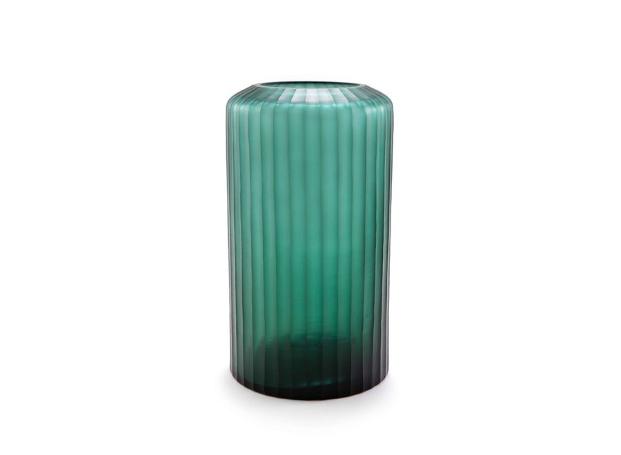 Vase 'Basalte' L - bleu