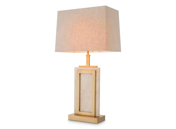 Lampe à poser Murray   - Travertine