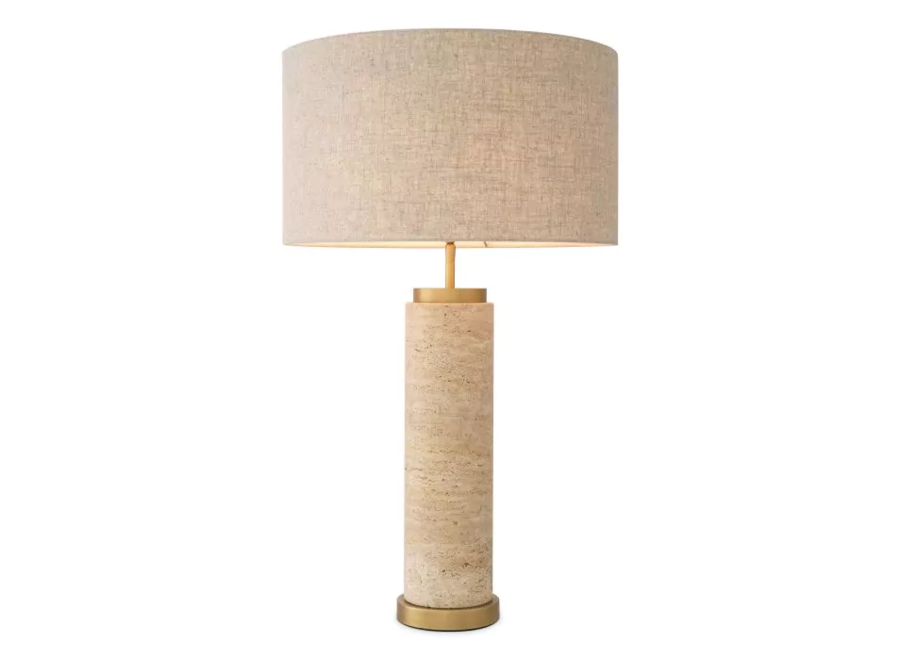 Lampe à poser 'LXRY'- Travertine