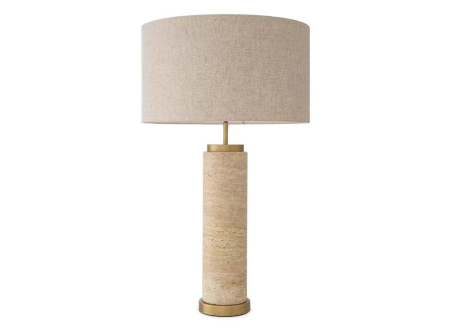 Lampe à poser 'LXRY'- Travertine