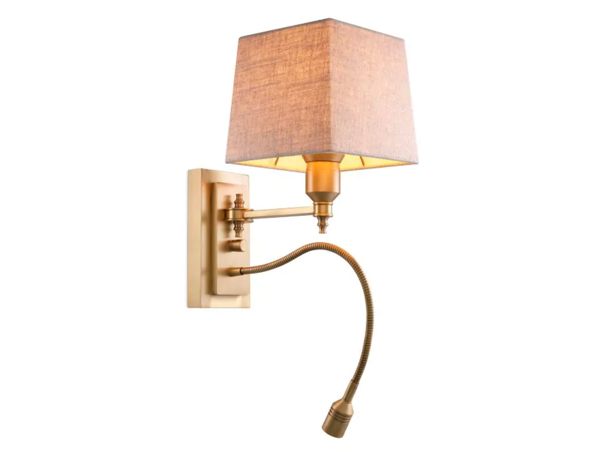 Lampe murale 'Ellington' - Brass