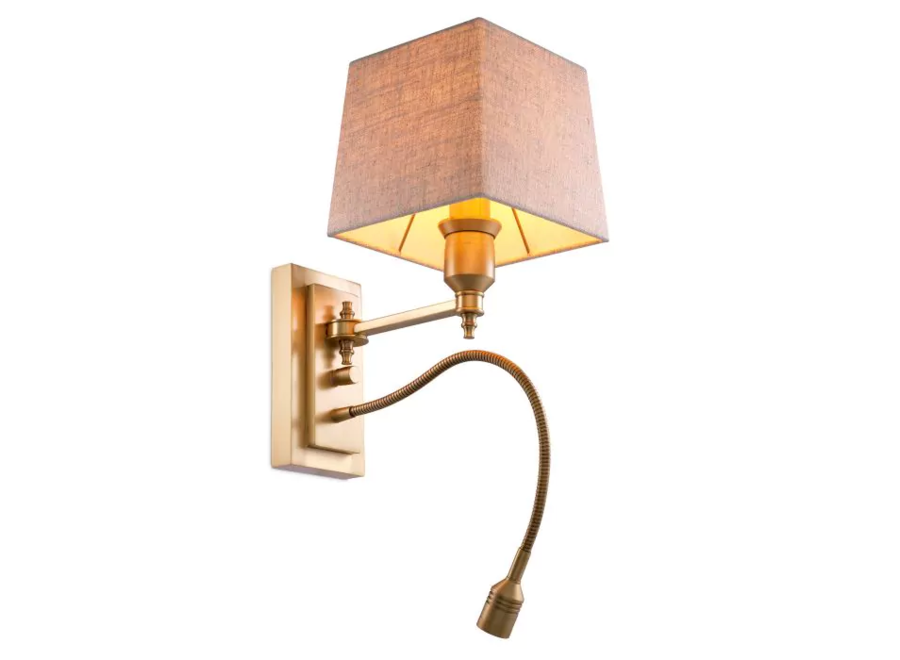 Lampe murale 'Ellington' - Brass