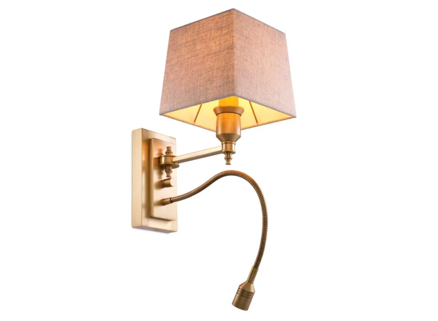 Wall lamp 'Ellington' - Brass