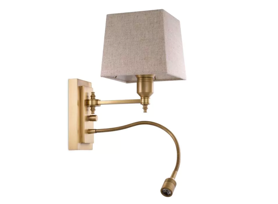 Wall lamp 'Ellington' - Brass