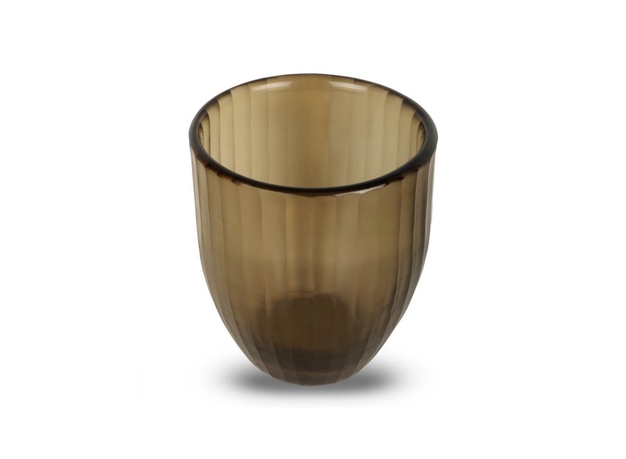 Vase 'Scapolite' M - smoke