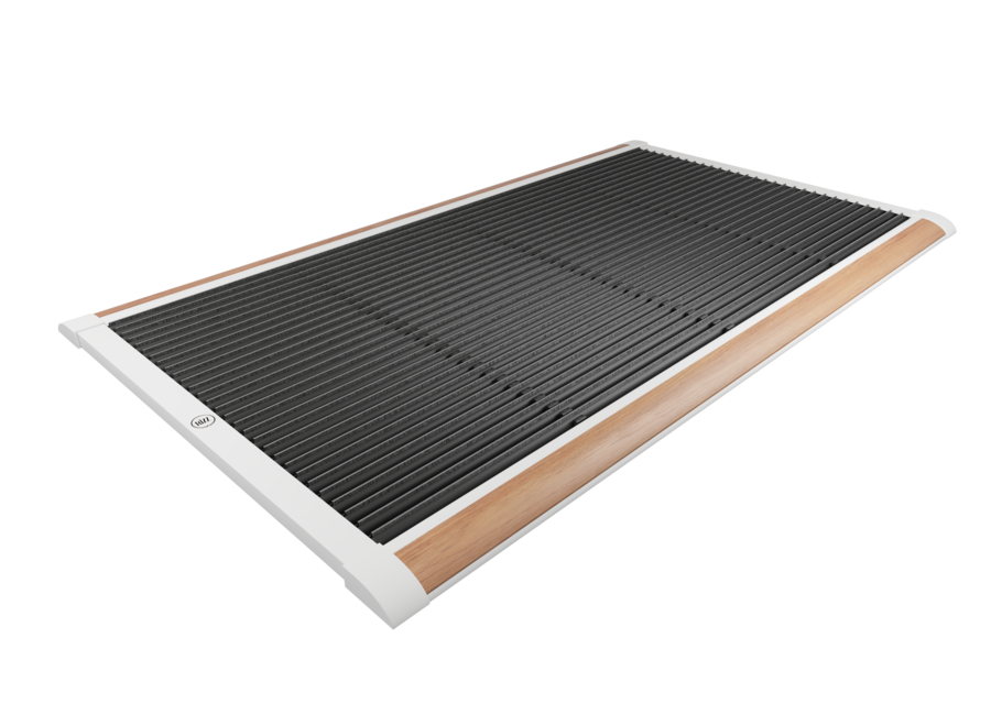 Doormat Outdoor - White/Teak