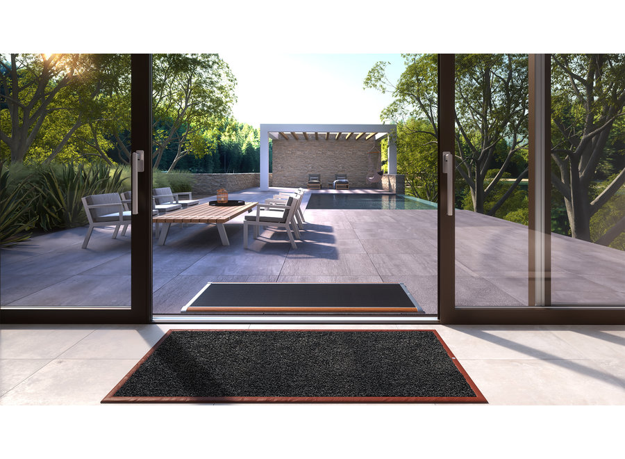 Doormat Outdoor - Silver/Teak