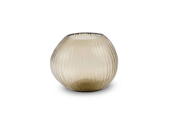 Tealight 'Quartz' - light smoke