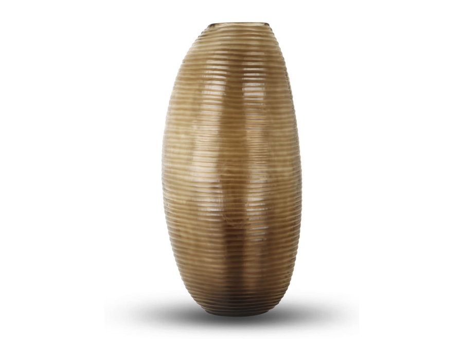 Vase 'Quartz' L - smoke