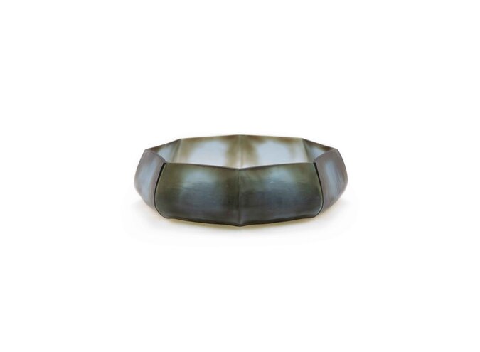 Bowl 'Pyrite' - smoke grey