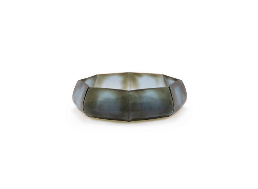 Bowl 'Pyrite' - smoke grey