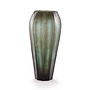 Vase 'Pyrite' L - smoke grey