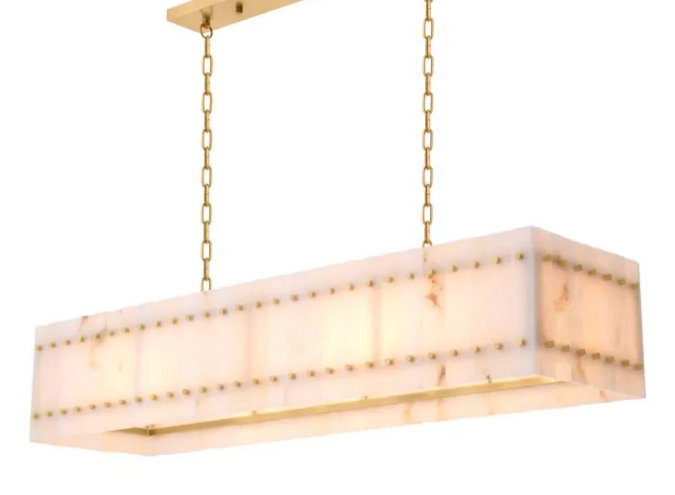 Lustre Ruby - Rectangular - Alabaster