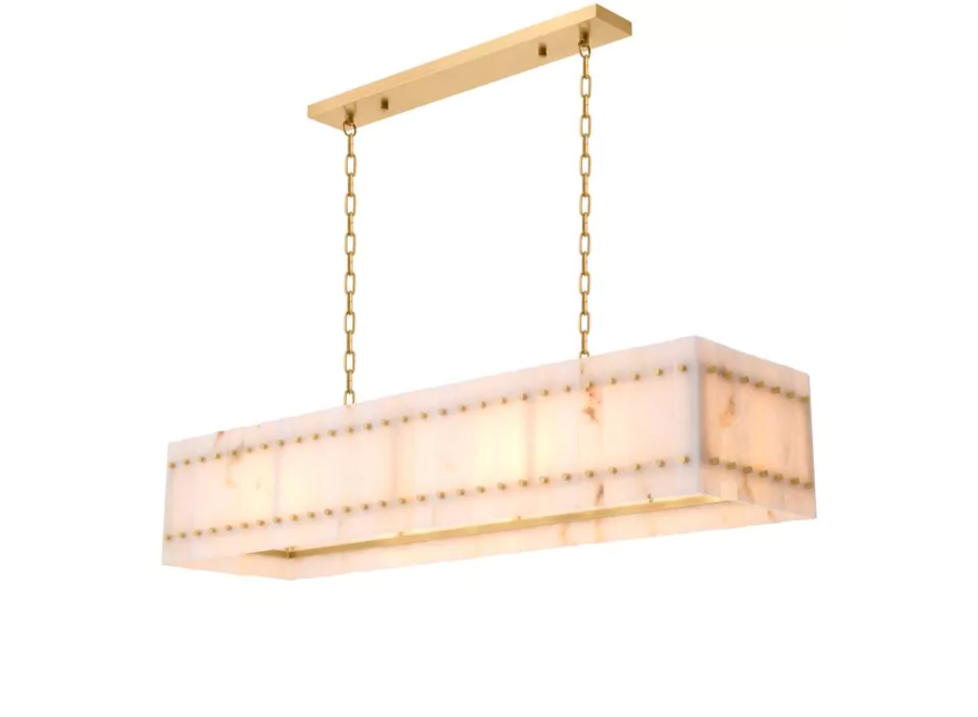 Chandelier Ruby - Rectangular - Alabaster