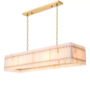 Chandelier 'Ruby'  -  Rectangular - Alabaster