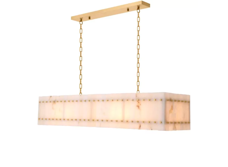 Chandelier 'Ruby' -  Rectangular - Alabaster