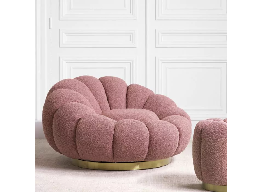 Chaise Pivotante 'Mello' - Rose