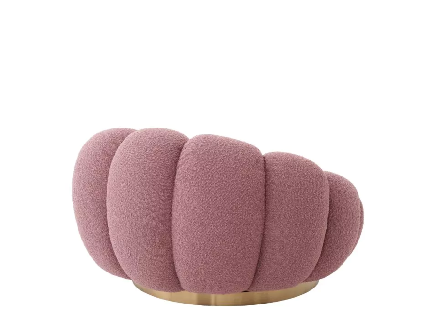 Swivel armchair 'Mello' - Rose