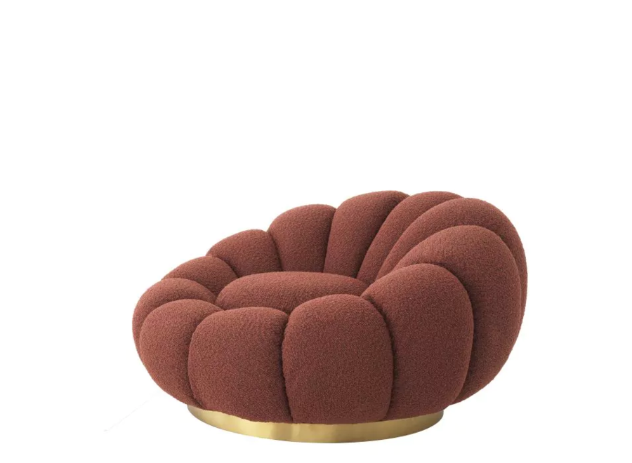 Chaise Pivotante 'Mello' - Rouge