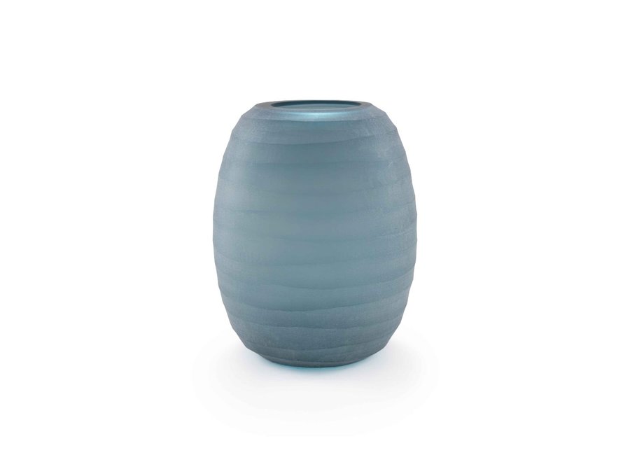 Vase 'Druzy' L - indigo