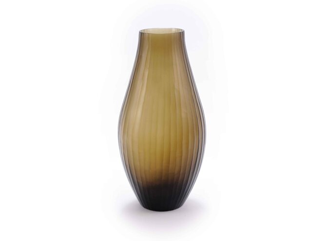 Vase 'Malaya' M - smoke