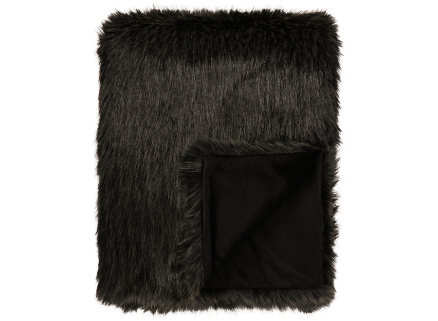 Fur Plaid Black Wolf Wilhelmina Designs