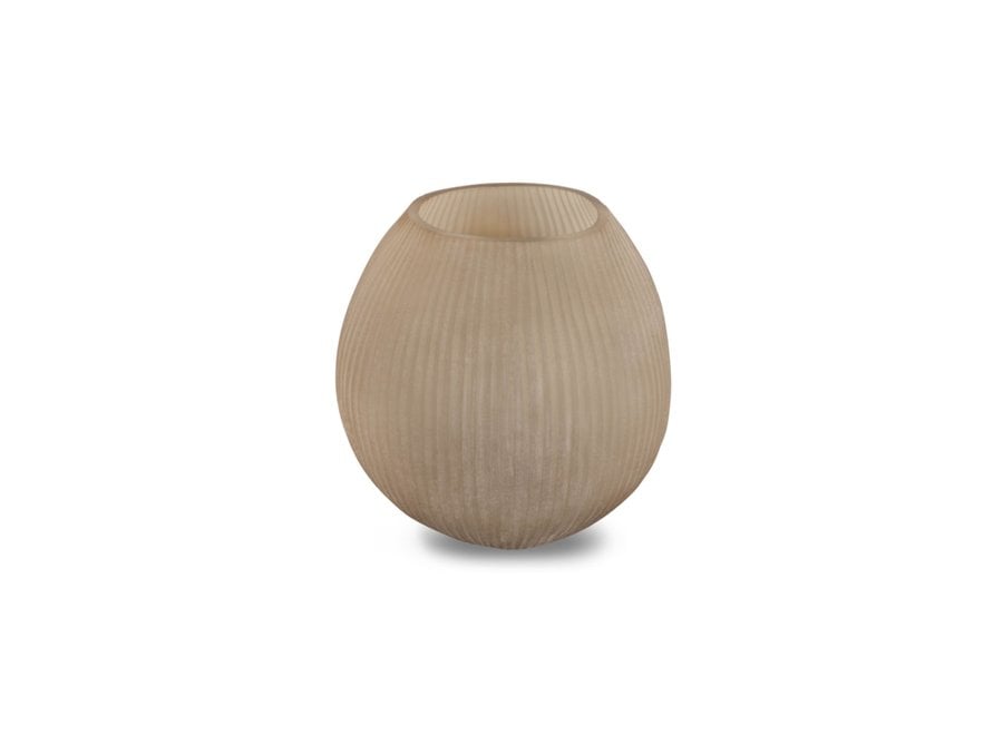 Vase 'Kaolin' M- smoke