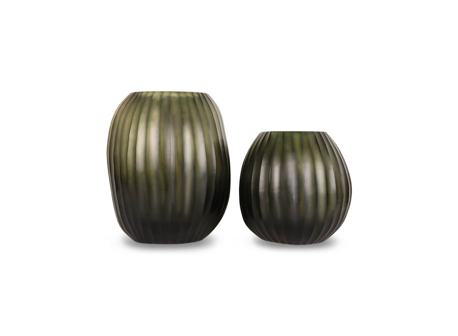 Vase 'Euclase' L - green