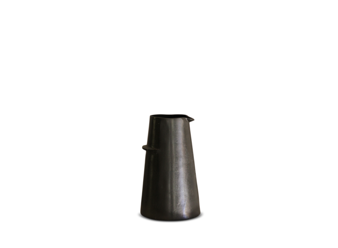 Vase 'Katy' dark graphite - S