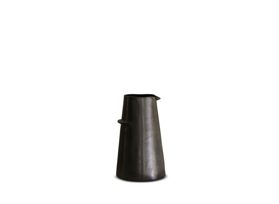 Vase 'Katy' dark graphite- S