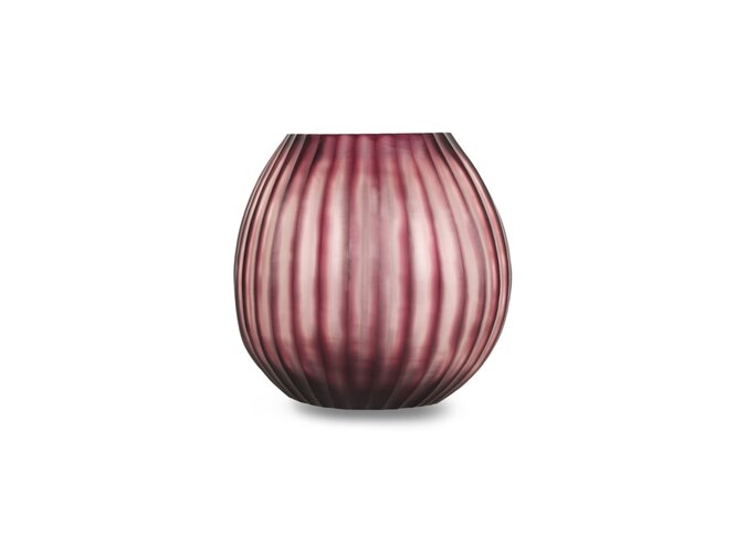 Vase 'Euclase' M - aubergine