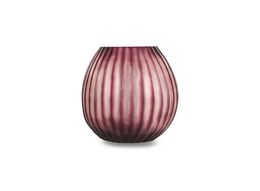 Vase 'Euclase' M - Aubergine