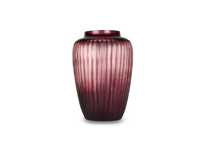 Vase 'Amétrine' M - aubergine