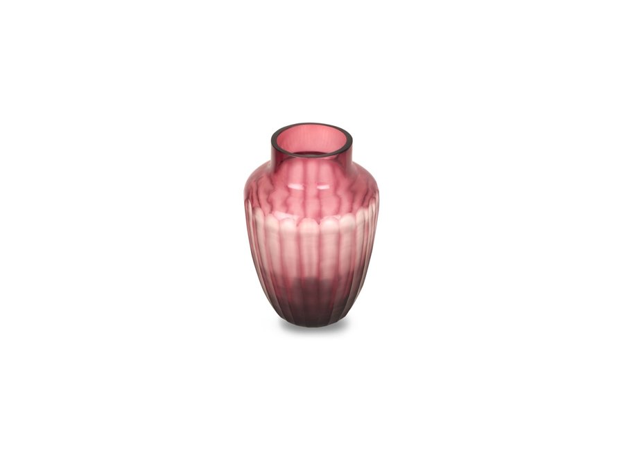 Vase 'Ametrine' S - aubergine