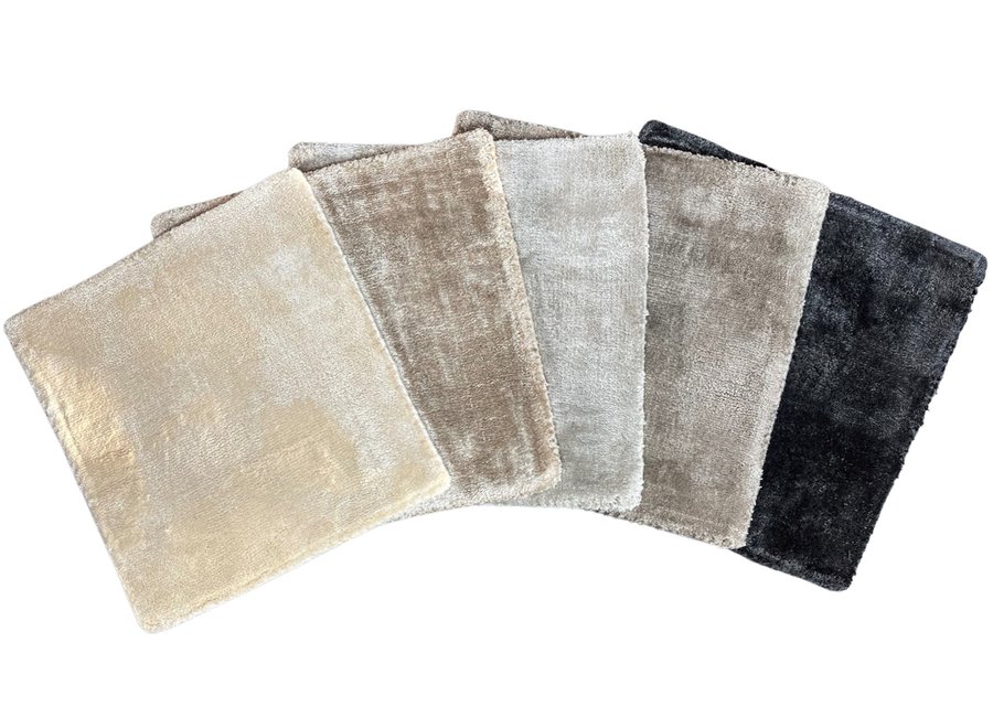 échantillon de tapis 38x38 cm: 'Walker'- Taupe