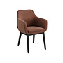 Chaise de salle à manger 'Volvere' - Tarif Tissu Marron