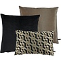 Cushion combination Black/Gold: Milou, Maurice & Perla