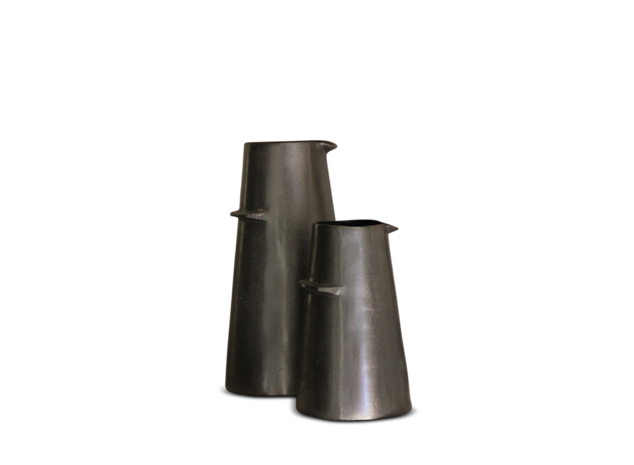 Vase 'Katy' dark graphite- S