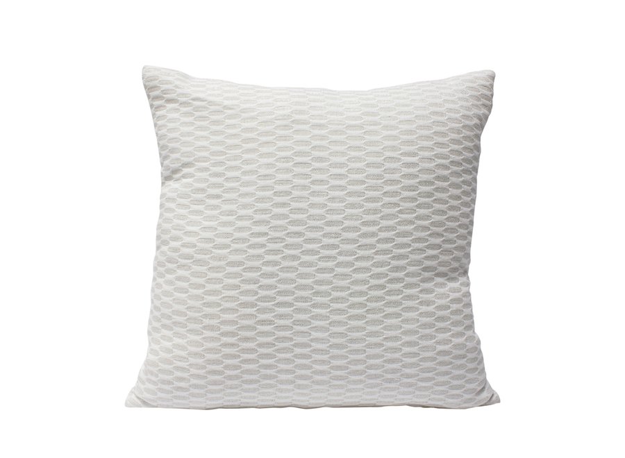 Coussin 'Lotus' cream