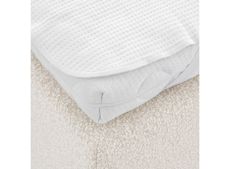 Boxspringbett 'Mavone' - Bouclé Cream