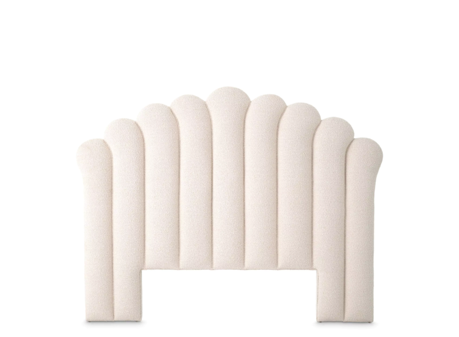 Headboard 'Trapezium' Bouclé cream